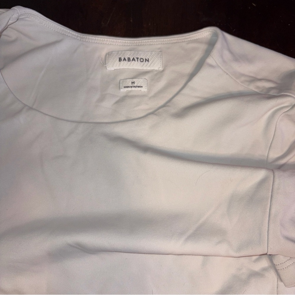 Babaton White Crop Top